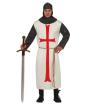 Fato de soldado templário para adulto