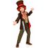 Fantasia Infantil do Chapeleiro Maluco – Camisa, Jaqueta, Gravata Borboleta, Calça e Chapéu para Meninos
