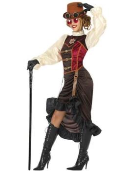 Traje Steampunk vintage adulto.
