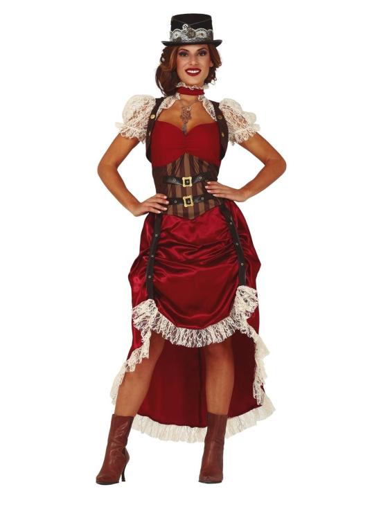 Fato de Steampunk vintage para menina