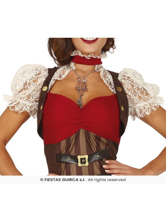 Fato de Steampunk vintage para menina