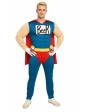 Fantasia de Super Homem da Cerveja para Homens – Fantasia Divertida de Cerveja