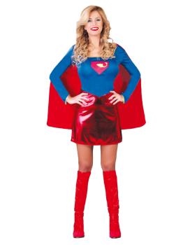 Fato adulto SuperHeroina tamanho adulto