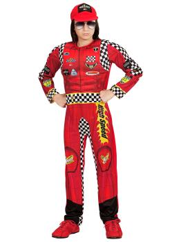 Fato de super piloto de F1 para menino