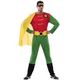 Fato de Super Robin Batman para adulto