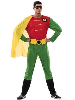 Fato de Super Robin Batman para adulto