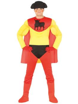 Fato de super-herói espanhol para adulto