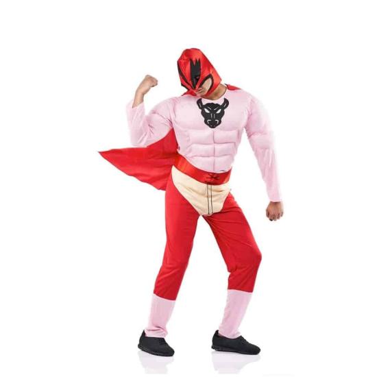 Fato de super-herói capitão espanhol para adulto tamanho 52