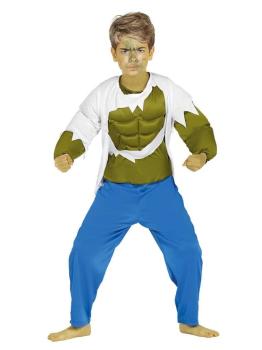 Fato de super-herói Hulk tamanho infantil