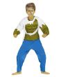 Fato de super-herói Hulk tamanho infantil