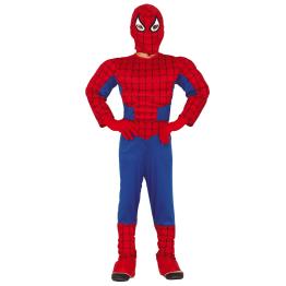 Fantasia de super-herói muscular SpiderMan tamanho infantil