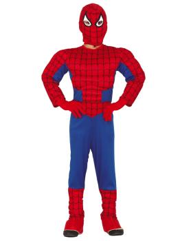 Fantasia de super-herói muscular SpiderMan tamanho infantil