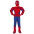 Fantasia de super-herói muscular SpiderMan tamanho infantil