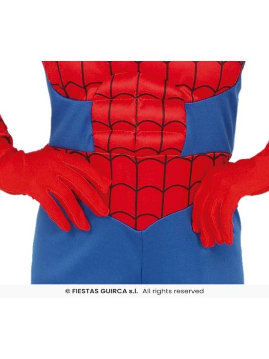 Fantasia de super-herói muscular SpiderMan tamanho infantil