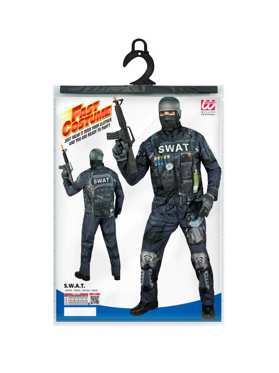 Traje adulto SWAT – Traje rápido (traje completo)