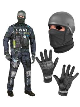 Traje adulto SWAT – Traje rápido (traje completo)