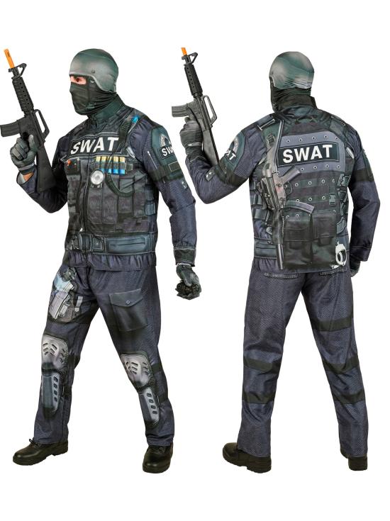 Traje adulto SWAT – Traje rápido (traje completo)