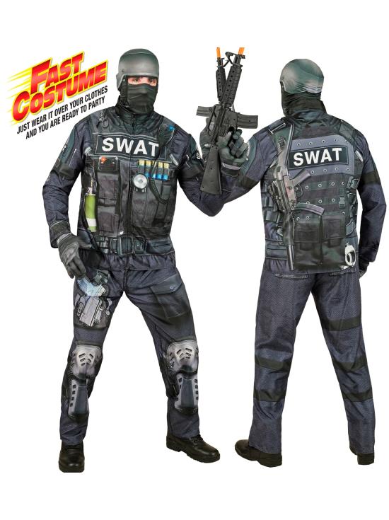 Traje adulto SWAT – Traje rápido (traje completo)