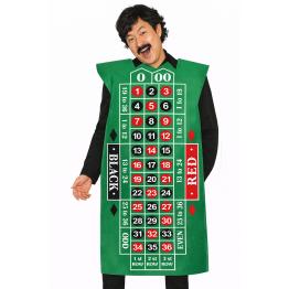 Fantasia de Tabuleiro de Roleta - Tamanho Único para Adultos