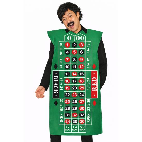 Fantasia de Tabuleiro de Roleta - Tamanho Único para Adultos