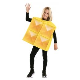 Fato de Tetris amarelo para criança