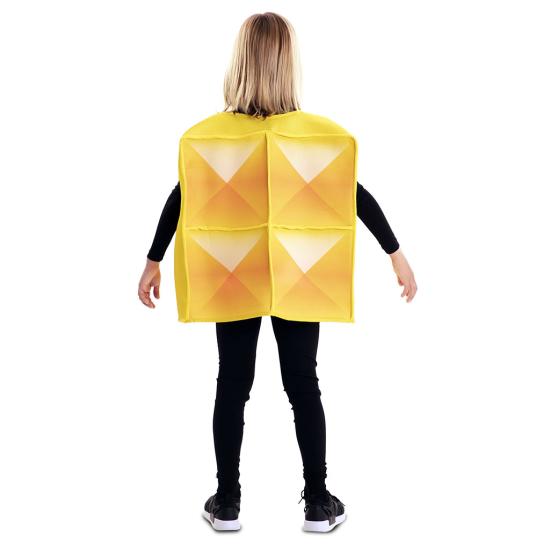 Fato de Tetris amarelo para criança