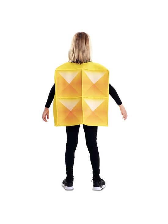 Fato de Tetris amarelo para criança