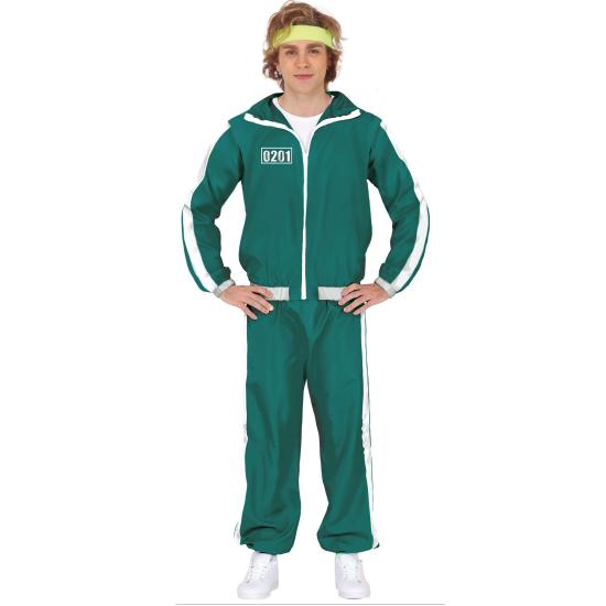 Fato de jogador de jogo de lula para homem