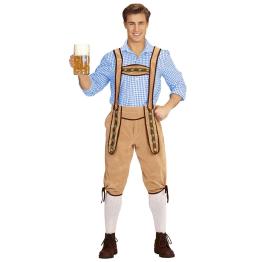 Fato de tirolesa bávara Oktoberfest para adulto