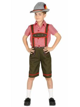 Fato tirolês de criança Oktoberfest