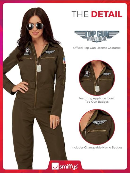 Fantasia Top Gun Maverick para Mulheres