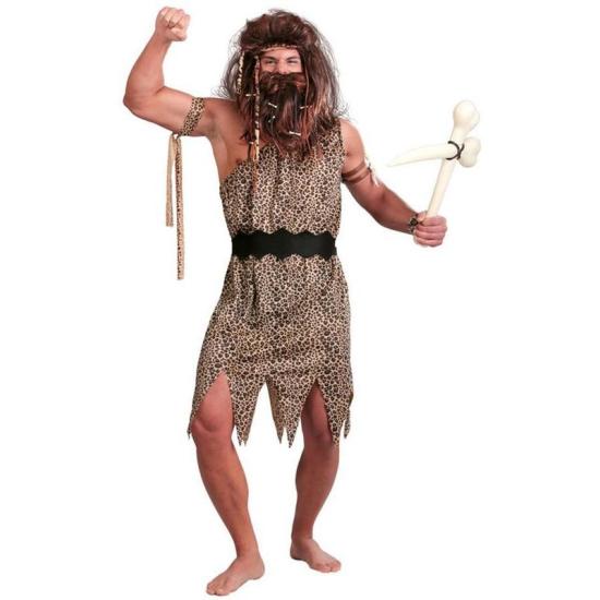 Fantasia de homem das cavernas primitivo tamanho adulto