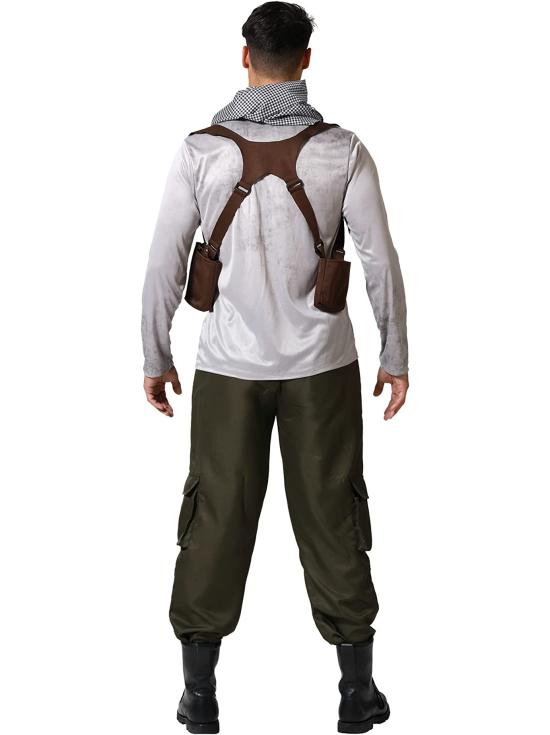 Fato de Nathan Drake Uncharted para homem