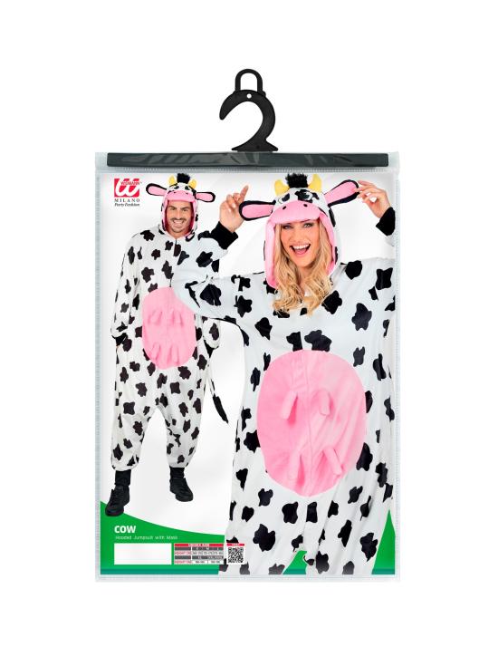 Fantasia de vaca unissex para adultos