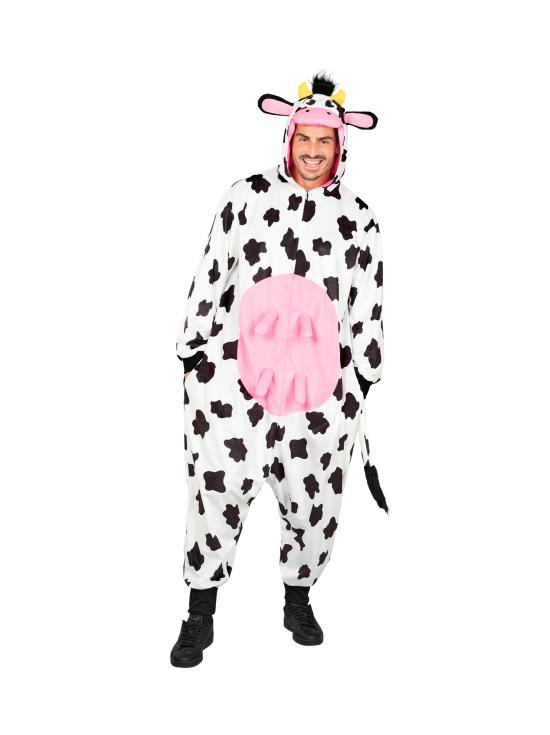 Fantasia de vaca unissex para adultos