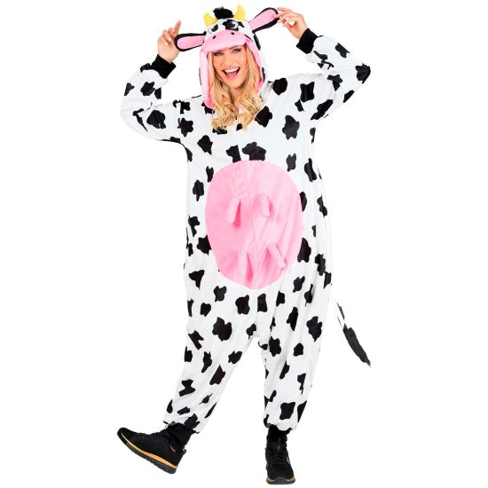 Fantasia de vaca unissex para adultos