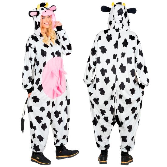 Fantasia de vaca unissex para adultos