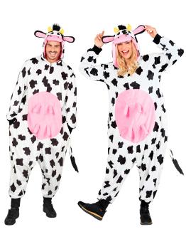 Fantasia de vaca unissex para adultos