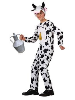 Fato de vaca leiteira infantil