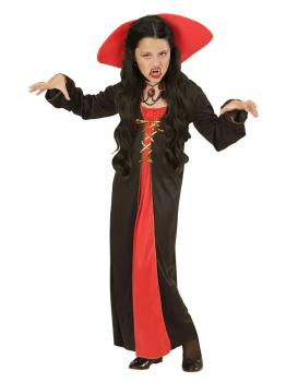 Traje de vampiro vitoriano.menina