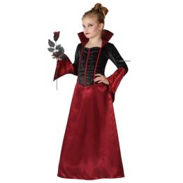 Fantasia elegante de menina vampira