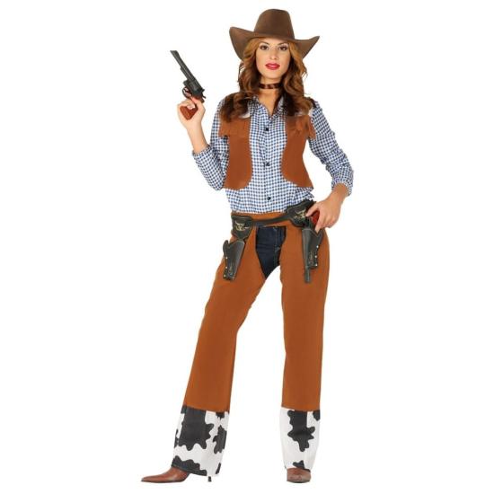 Fantasia adulta de vaqueira ocidental Fantasia adulta de vaqueira ocidental