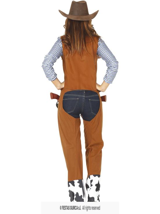 Fantasia de Cowgirl do Oeste para Adultos