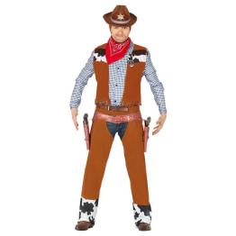 Fantasia de cowboy Rustler adulto