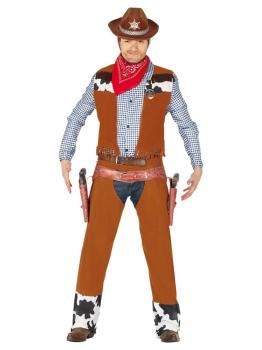 Fantasia de cowboy Rustler adulto