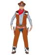 Fantasia de cowboy Rustler adulto