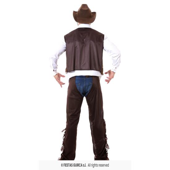 Fantasia adulta de cowboy do oeste selvagem