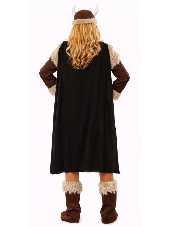 Fantasia de Mulher Viking Corajosa para Adultos