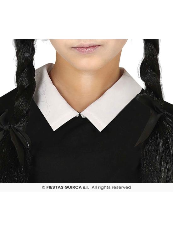 Fato de quarta-feira Addams tamanho criança