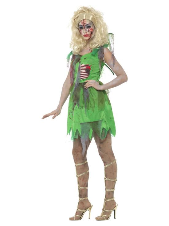 Fantasia adulta de fada zumbi Tinkerbell